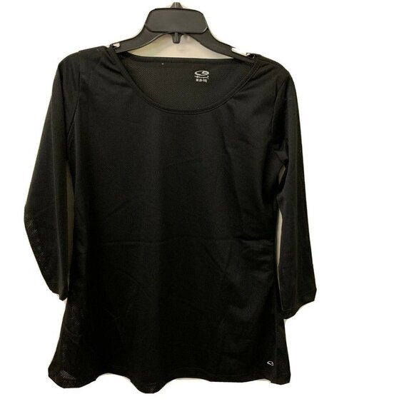 C9 by Champion Womens Black Activewear Workout Athletic Top - Picture 1 of 3